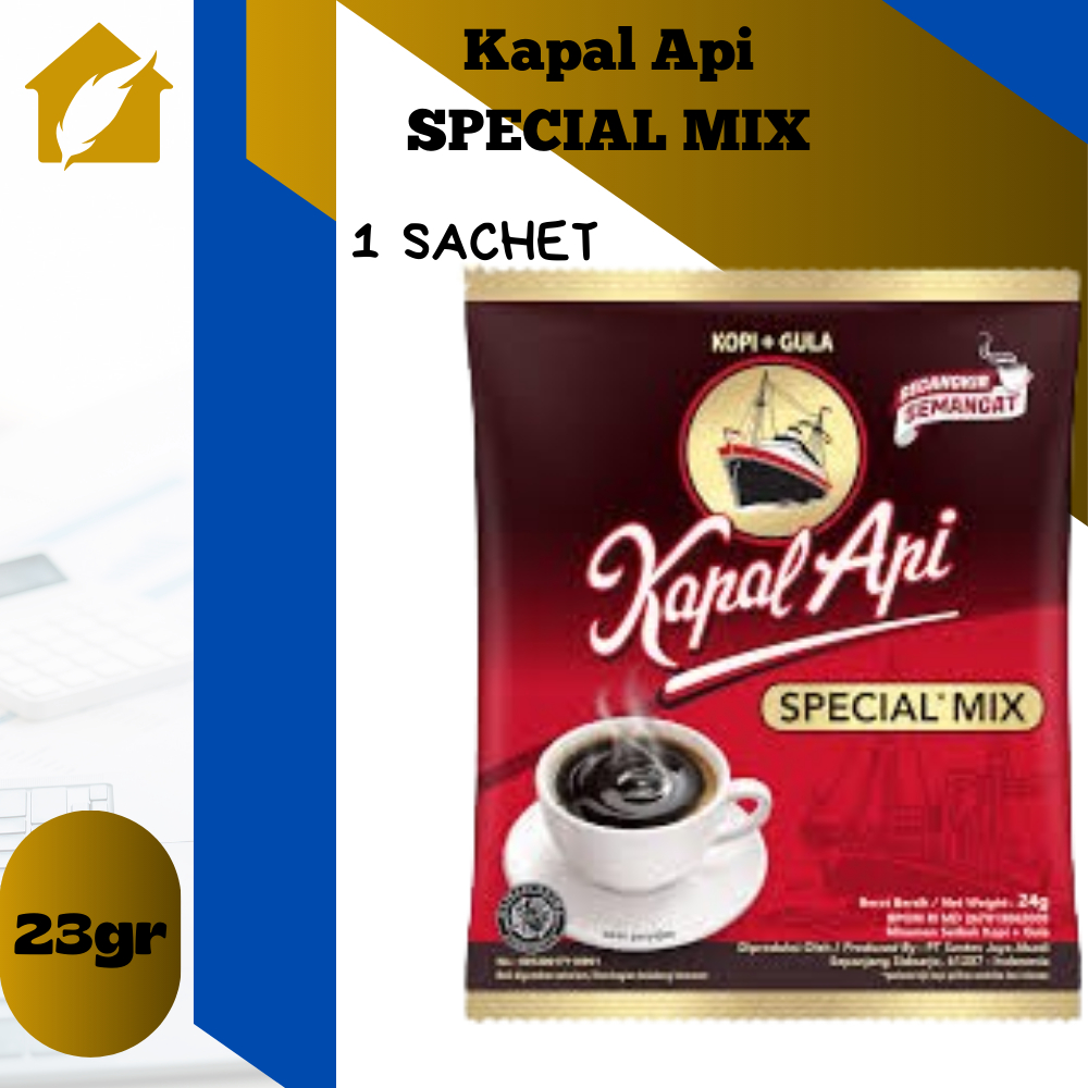 

Kopi Kapal Api Special Mix 23gr 1 Sachet gurih dan harum Banyumas