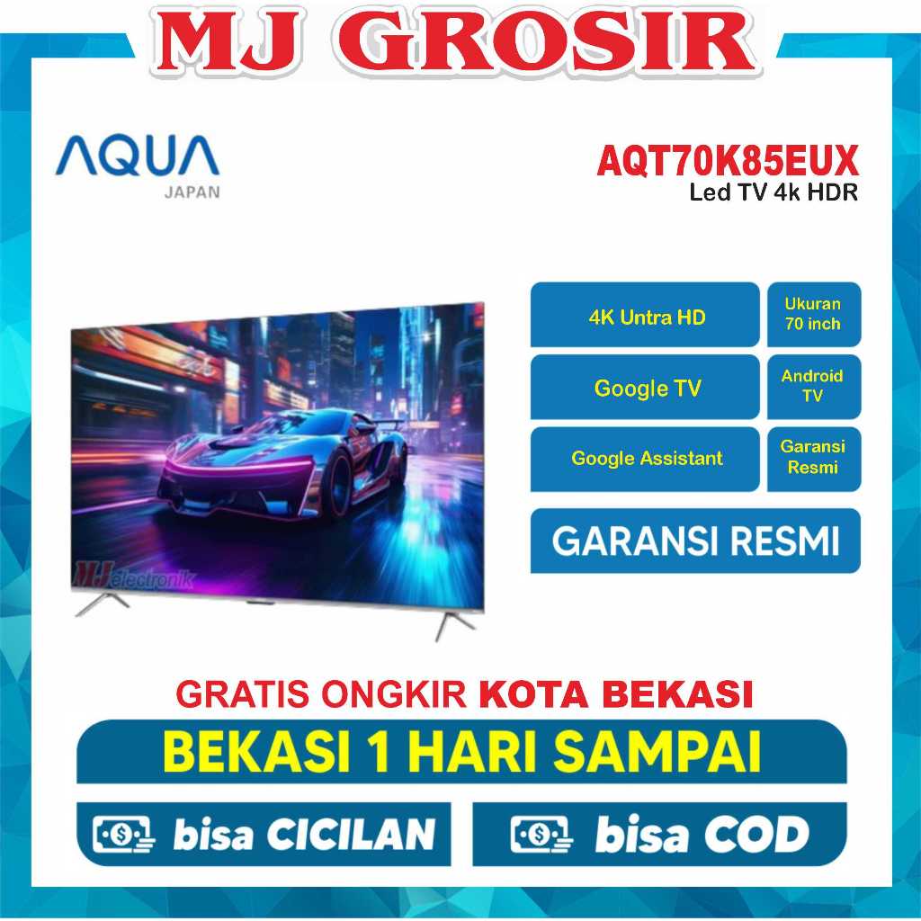 LED TV AQUA 70" AQT 70K85  INCH ANDROID TV