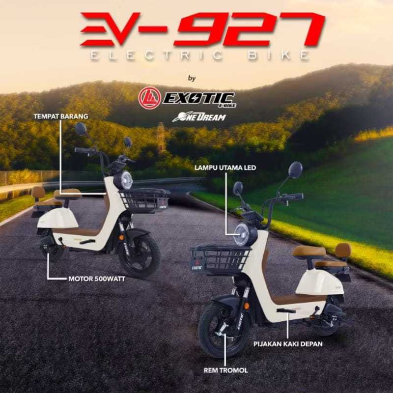 CUCI GUDANG SEPEDA LISTRIK EV 927 E BIKE 500 WATT - SEPEDA LISTRIK