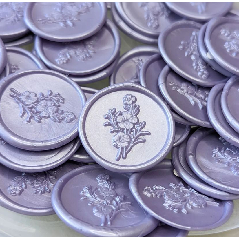 

(CLG) CLarissa - 1 Pcs seal wax coin sticker siap pakai ready stock (Include double tape) / souvenir pernikahan / accesories / calligraphy / journaling / undangan / hampers