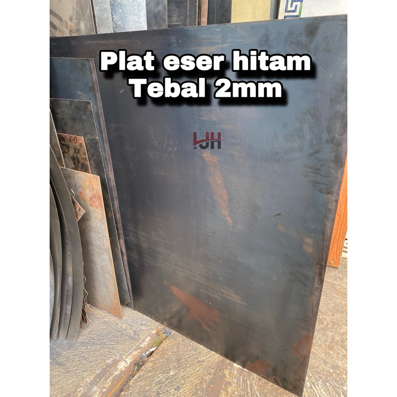 Plat besi tebal 2mm plate hitam plat polos ukuran mulai 20x20cm