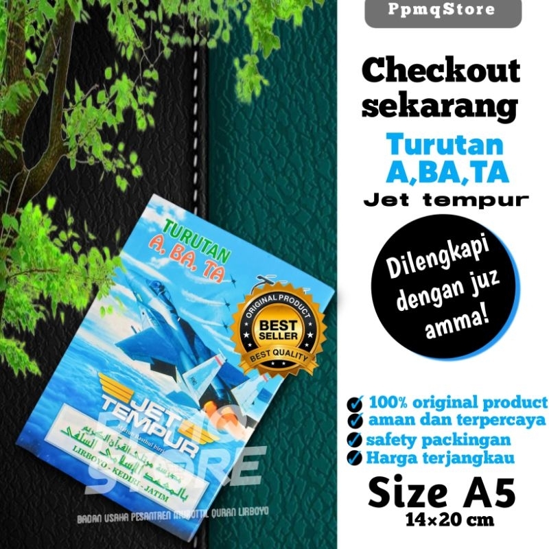 PPMQ BUKU TURUTAN A,BA,TA JET TEMPUR MMQ | Turutan A BA TA Jet Tempur Lirboyo | Jet Tempur MMQ.
