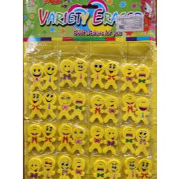 

40pcs Penghapus Karet Karakter Smile