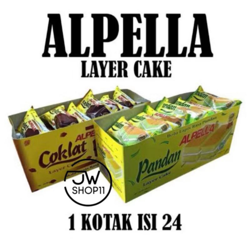 

BOLU ALPELA ANEKA RASA PANDAN& COKLAT ISI 24PCS