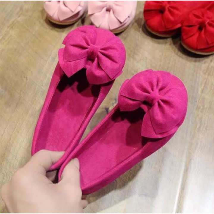 Dc Kids - Sepatu anak perempuan flatshoes - sepatu flat shoes anak perempuan model pita terbaru 2025