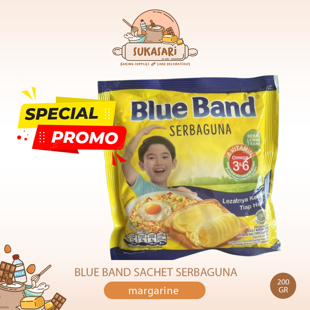 

PROMO Blue band 200gr sachet serbaguna margarine margarin blueband SALE