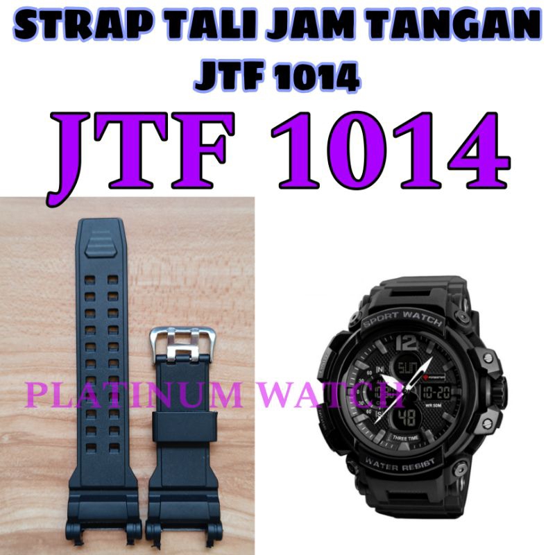 STRAP TALI JAM TANGAN JTF FORESTER JTF 1014 RUBBER STRAP JTF-1014 JTF1014