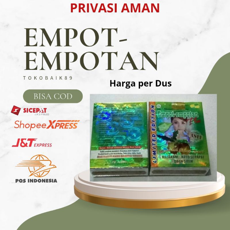 

Kapsul Empot Empotan Plus Original Herbal Kewanitaan