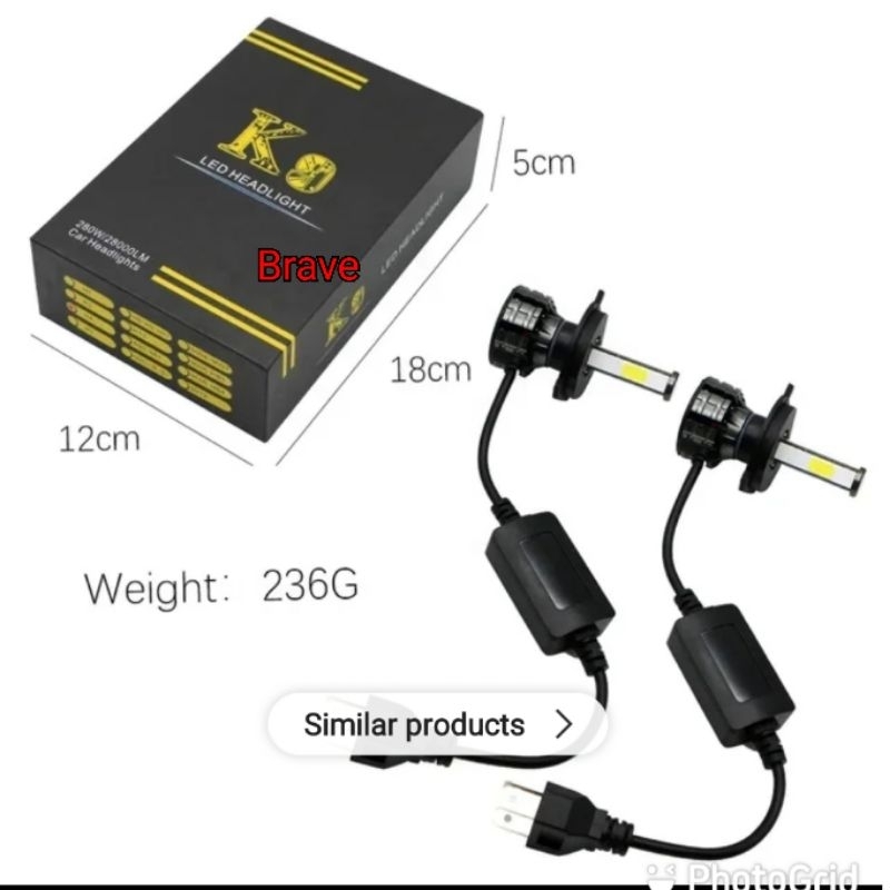 Led Headlight Brave K9 4sisi Superbright Universal Led