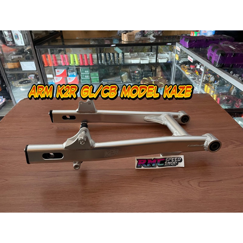 Swing Arm kaze alumunium untuk Cb Gl k2r / Arm sapitan kawahara Cb Gl alumunium