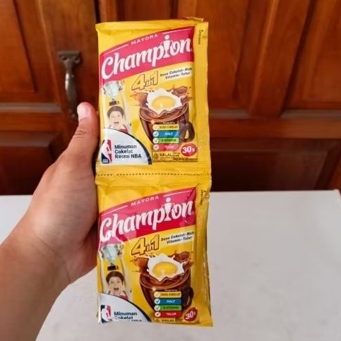 

Energen Champion 4in1 isi 10 sachet Susu Cokelat Malt Vitamin Telur