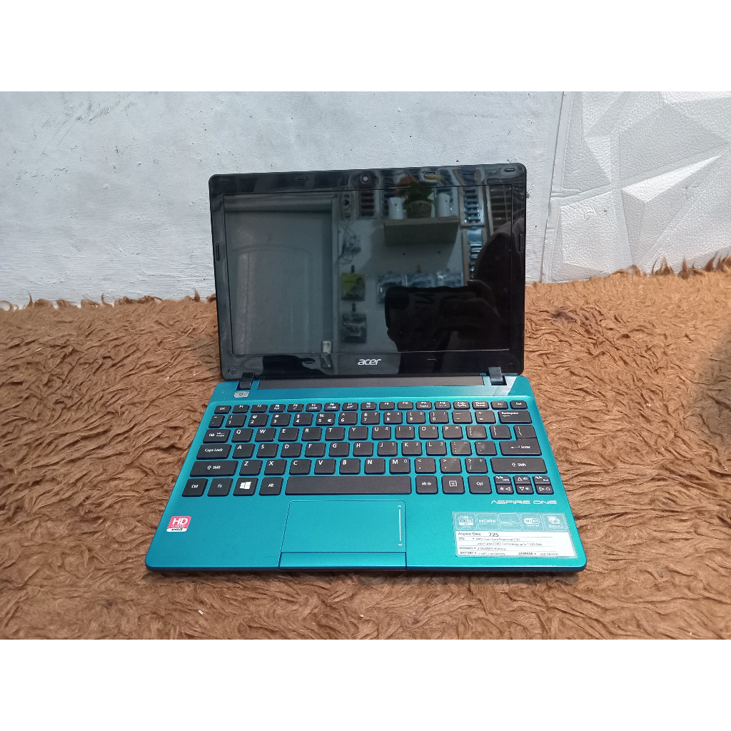 NOTEBOOK acer A0752 ram 4gb hdd 320gb MURAH