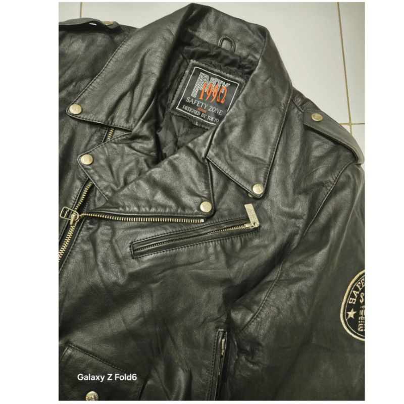 Jaket Kulit Asli impor Model Ramones Harley Davidson Vanson Schott Perfecto