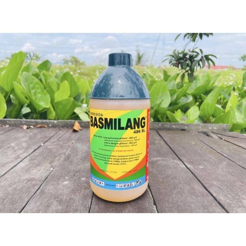 herbisida Basmilang 486sl 1 liter obat kuning obat pembasmi rumput racun rumput