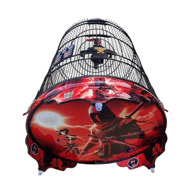 ebod luxury indonesia ninja red premijm quality tebok pvc no 2 diameter 58 sangkar murai batu ebod j