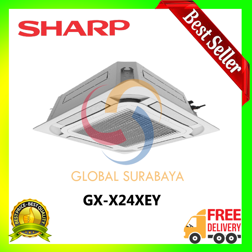 AC Cassette Inverter 2,5 PK Sharp Turbo Cool Series GX-X24XEY