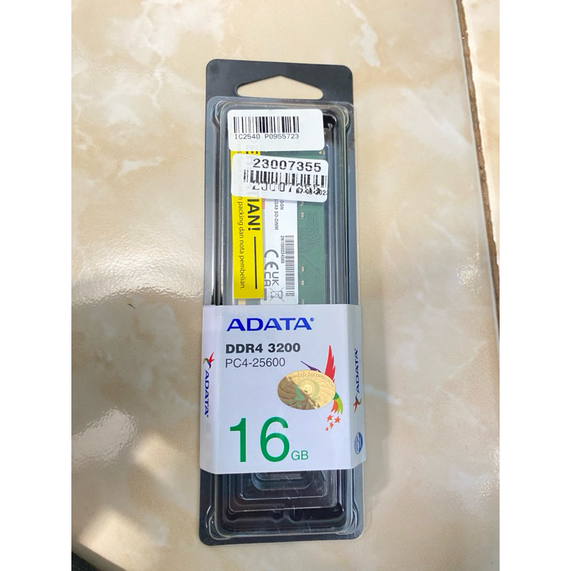 NEGO 16GB RAM 3200MHZ DDR4  ADATA