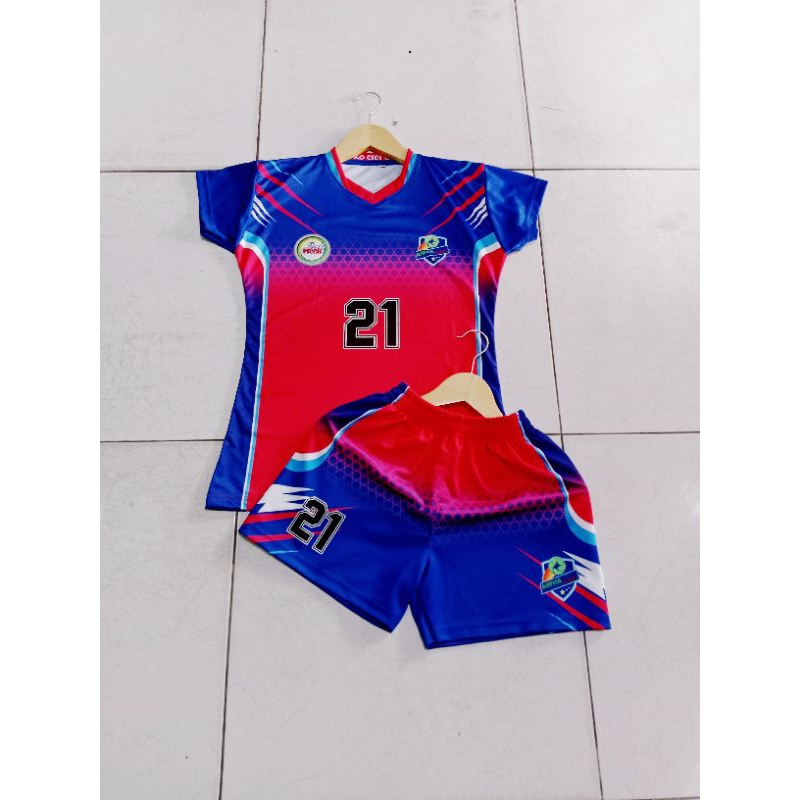 Set baju voli Wanita Terbaru Jersey Voli  Jersey Pullprinting Baju Bola