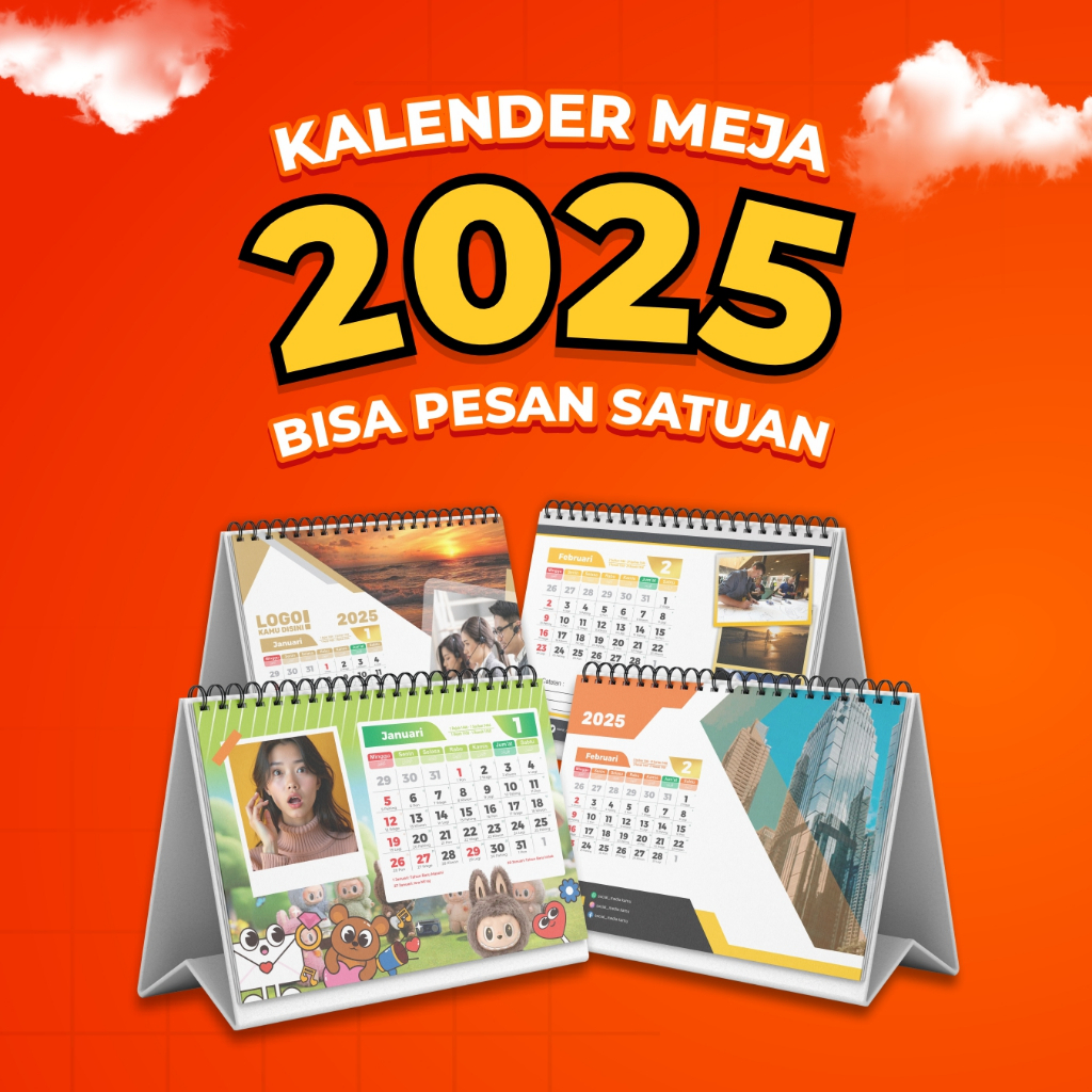 

CETAK KALENDER MEJA HARDCOVER 2025 FREE TEMPLATE DESAIN/CUSTOM UKURAN 21 X 16 CM