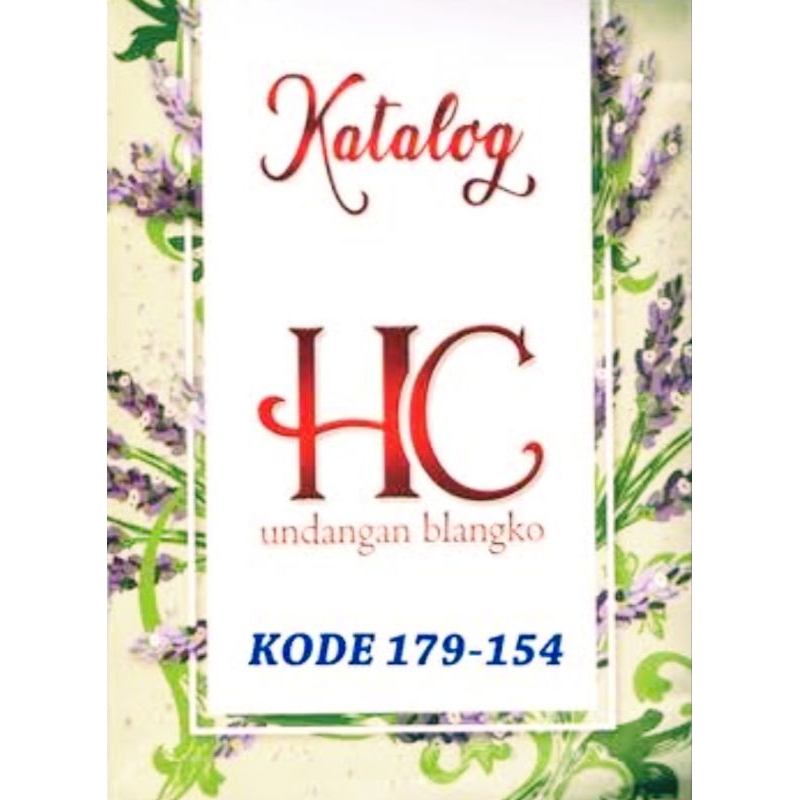 Blanko Undangan Katalog HC