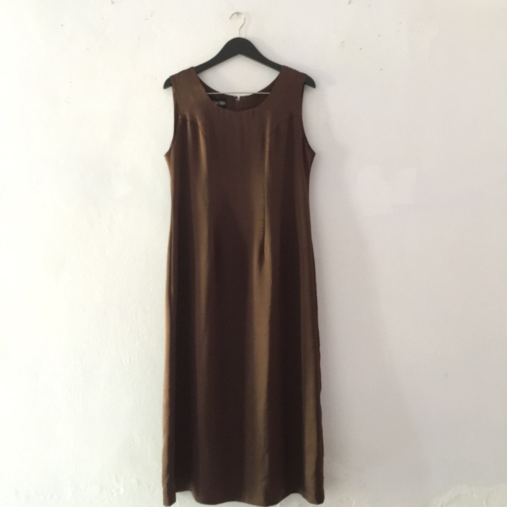 PL SET DRESS + OUTER COKLAT TUA