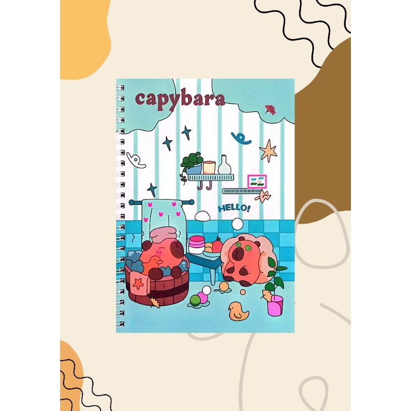 

Buku Catatan Cover Lucu Capybara