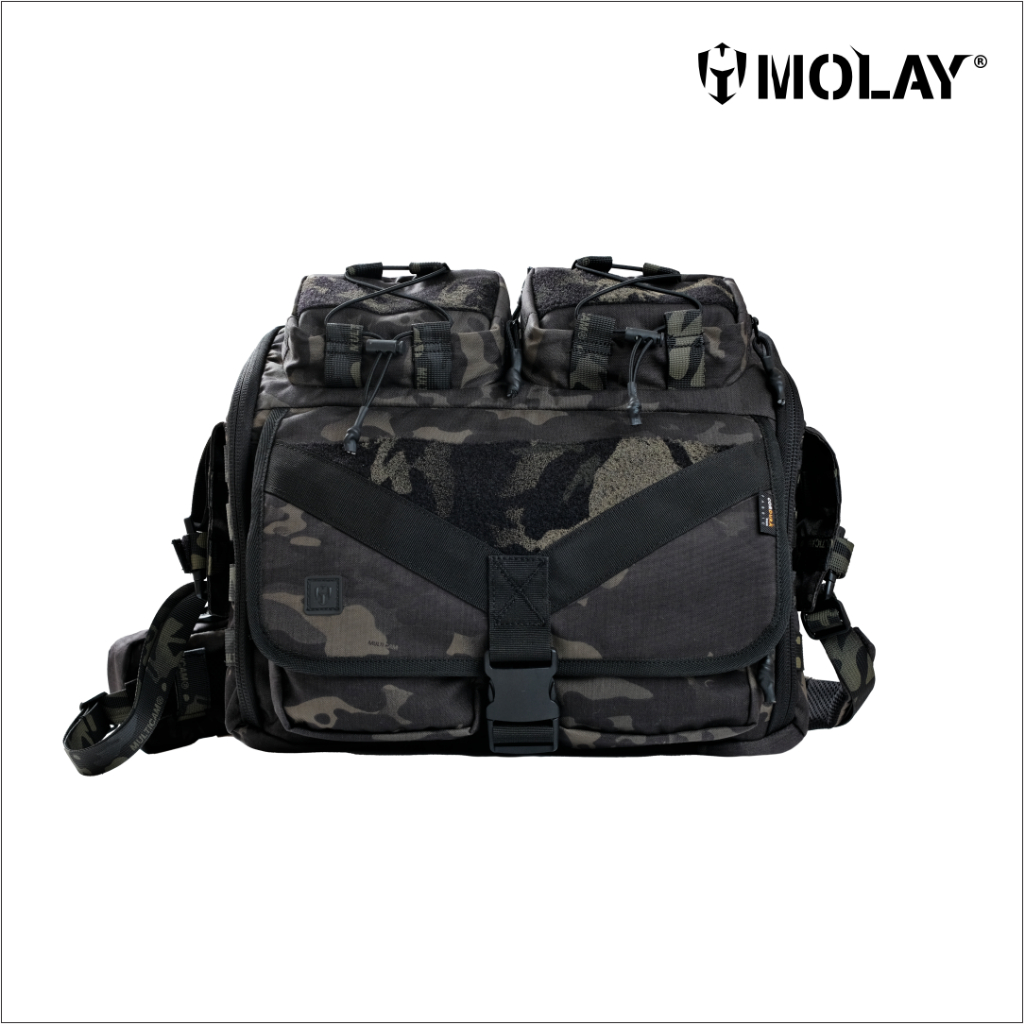 Molay Frontline Messenger Bag - Col. Multicam Black