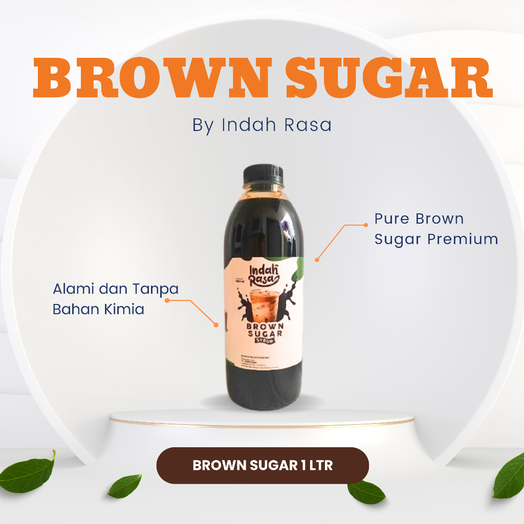 

Brown Sugar Premium | Gula Merah Cair 1 Liter Alami
