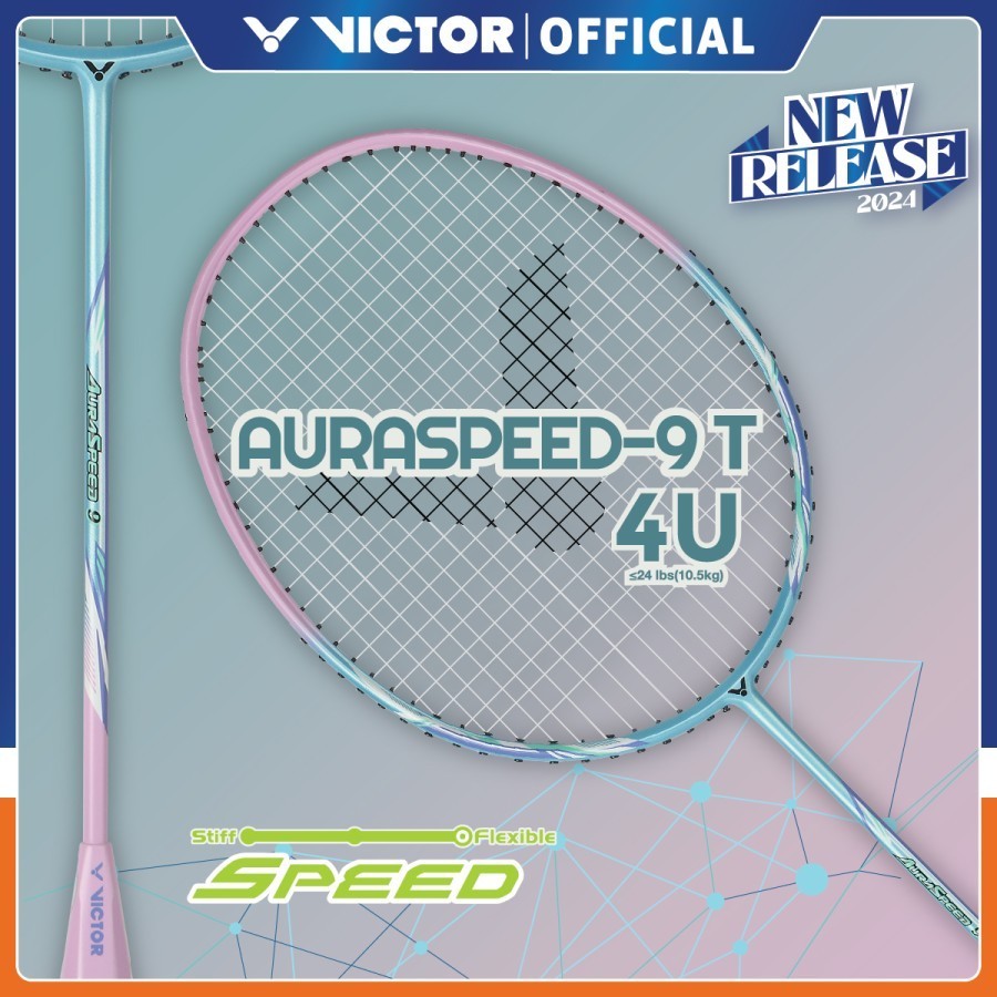 VICTOR BADMINTON FRAME | AURASPEED 9 TR / ARS-9 T / ARS 9T | RAKET BULU TANGKIS ORIGINAL