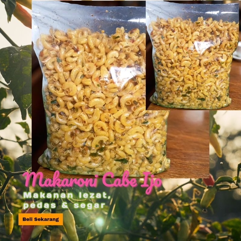 

Makaroni pedas cabe ijo daun jeruk