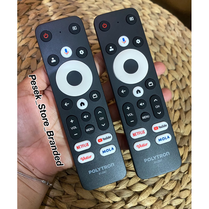 Remot Remote Smart Tv Polytron 81J367 Original barang baru