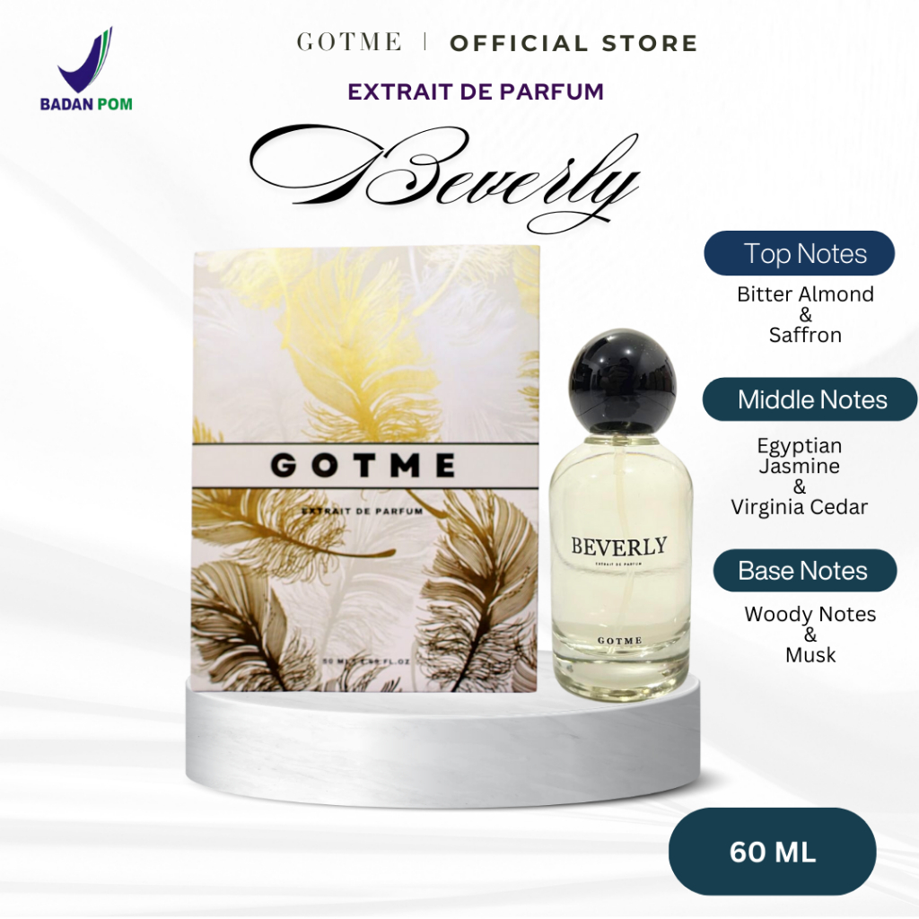 Gotme Beverly Extrait De Parfum 60ml Original Parfume Wangi Tahan Lama