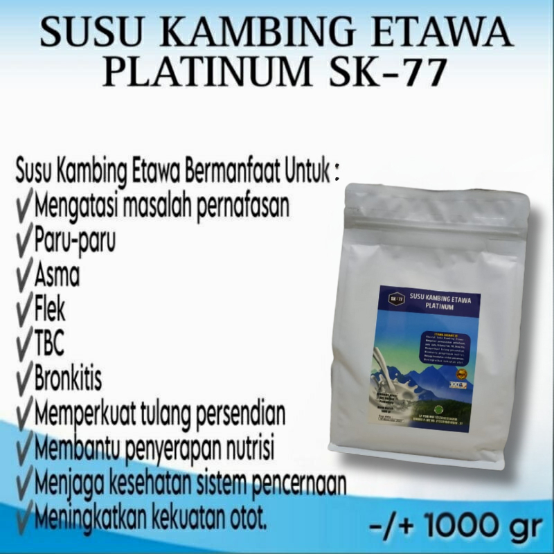 

SUSU KAMBING ETAWA SK77 PLATINUM ORIGINAL 1Kg