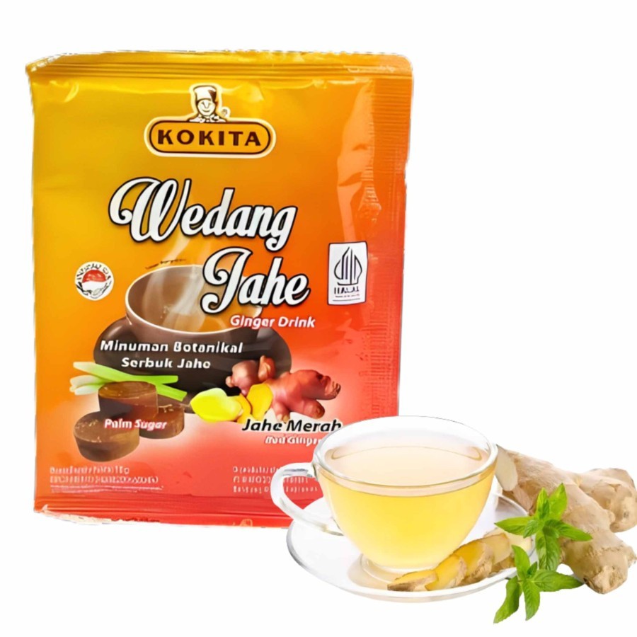 

wedang jahe merah kokita 1 renteng (10 sachet)