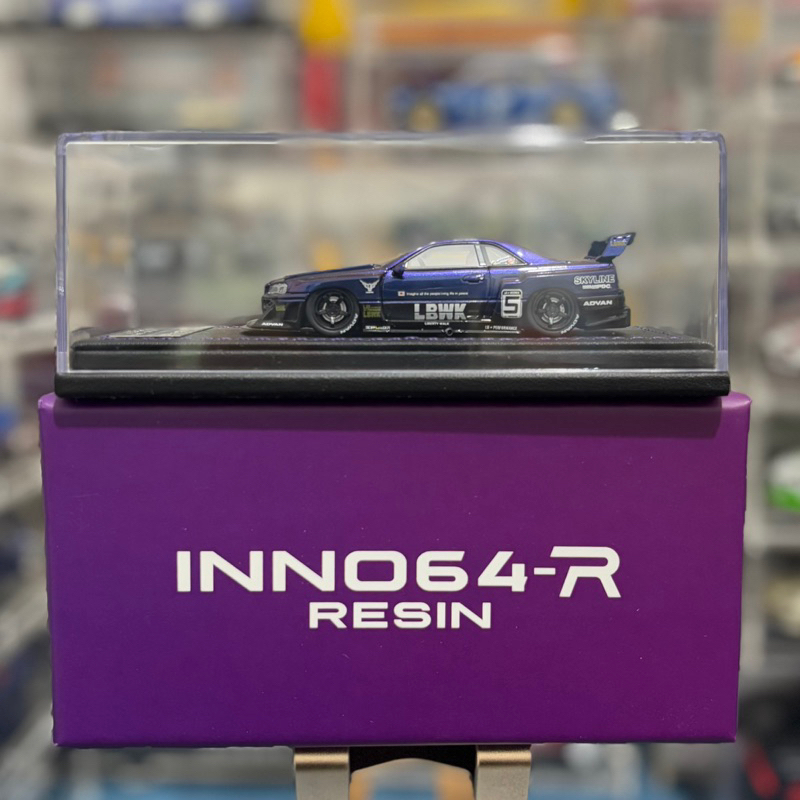 INNO64 - R RESIN - Nissan Skyline “LBWK” (ER34) Super Silhouette Midnight Purple II [Unsealed]