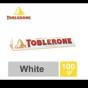 

Toblerone White Chocolate With Honey & Almond Nougat