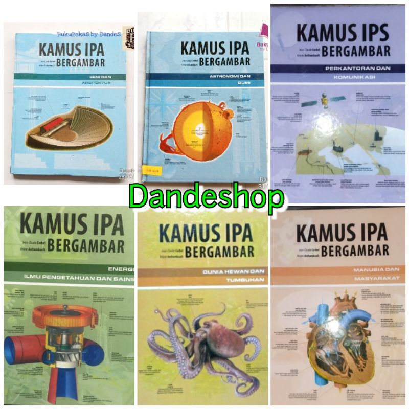 Kamus IPA Bergambar by Jean Claude Corbeil dkk - Buku Ensiklopedia Bekas Preloved Original HC