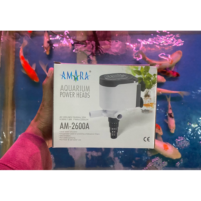 Pompa Mesin Air Aquarium Celup Amara AM- 2600 A