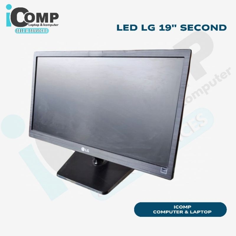 Monitor LED 19" inc Second bergaransi