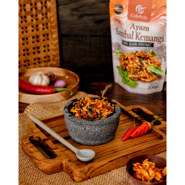 

Cobekaja - Sambal Ayam Kemangi 200 Gram