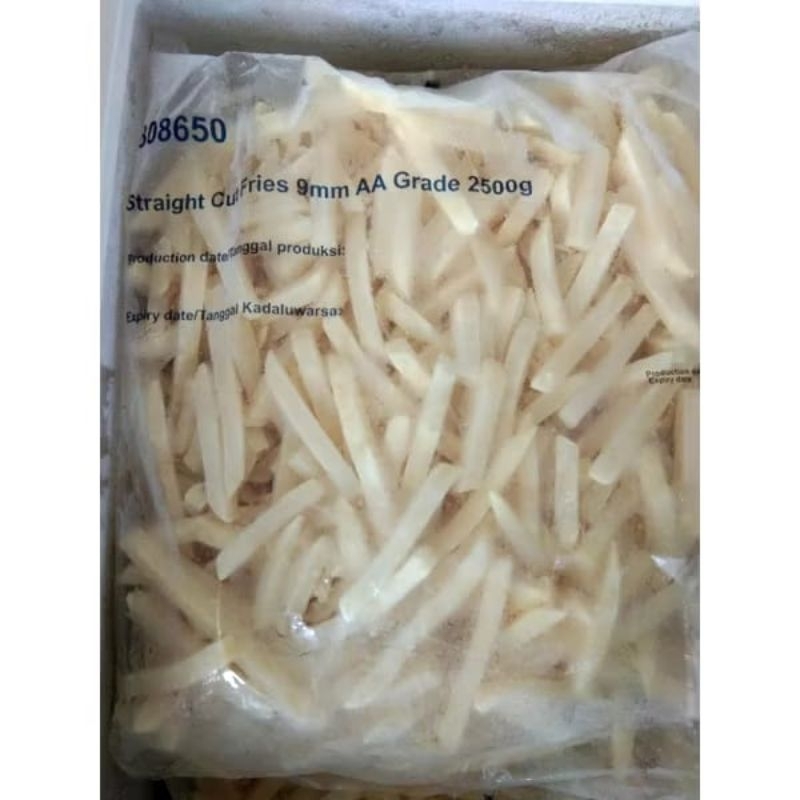 

KENTANG STRAIGHT CUT FRIES 9MM 2,5KG BY AVIKO