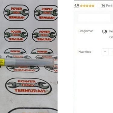 

Bull Point DGR Hex 30mm HM 1306 Mata Bobok Lancip Runcing Bor Betel