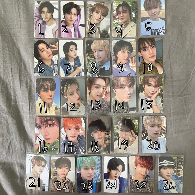 READY STOCK photocard official dream scape real city smini jeno mark haechan renjun jisung jaemin