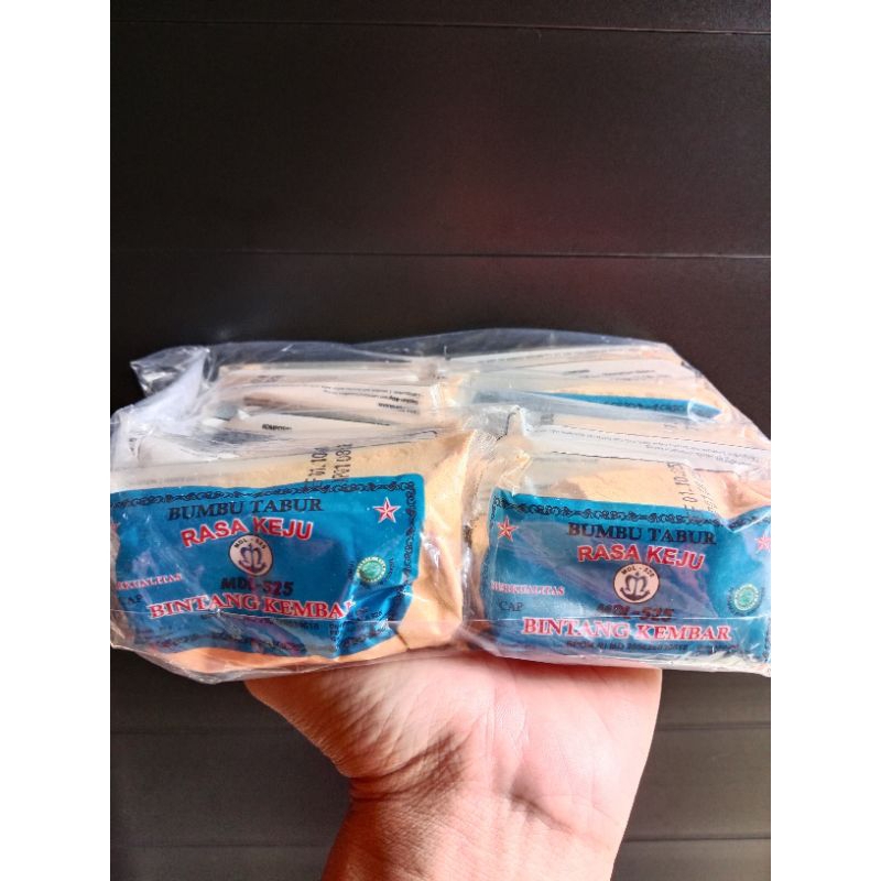 

Bumbu Tabur Rasa Keju 1 Pack isi 12