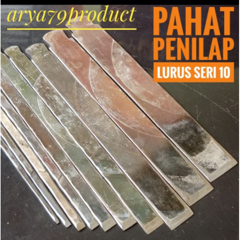Pahat ukir / tatah ukir jenis penilap lurus isi 10 pcs