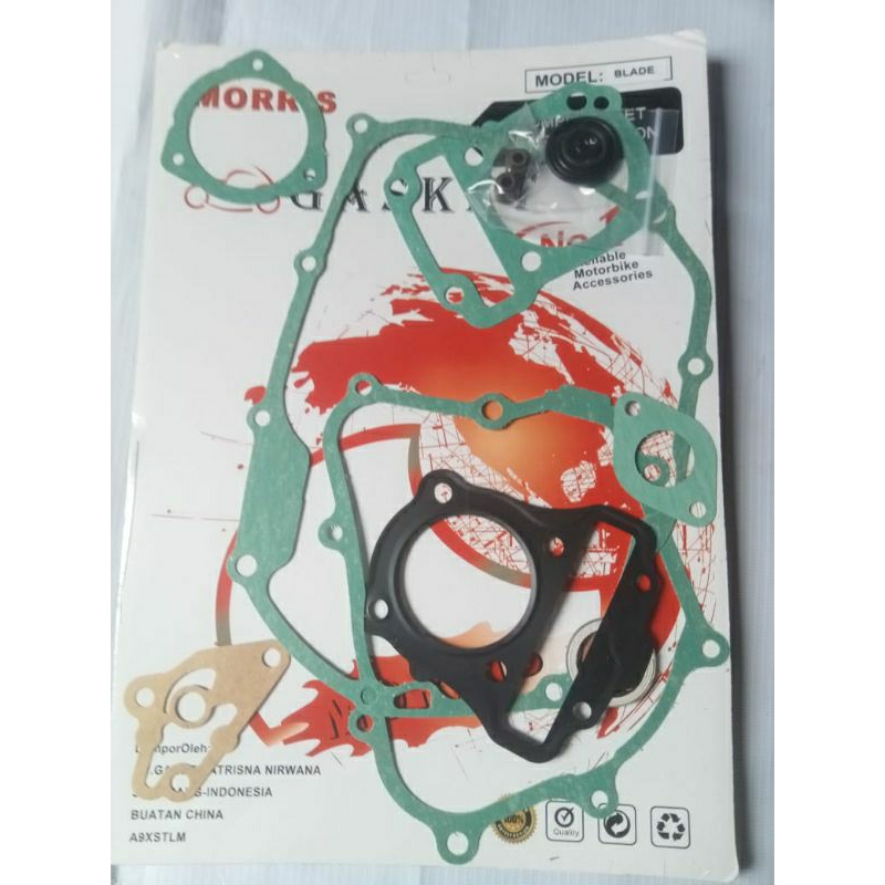 ( MORRIS ) GASKET SET FULLSET HONDA BLADE / REVO ABSOLUTE