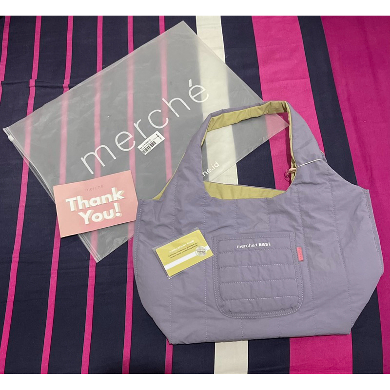 Merche x NASL Tas Bahu Wanita Arlo Reversible - LILAC Preloved