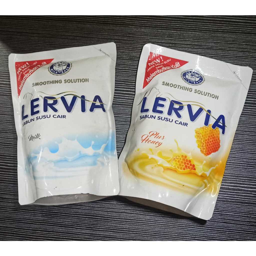 Lervia Sabun Cair 400ml / sabun mandi cair lervia 400ml