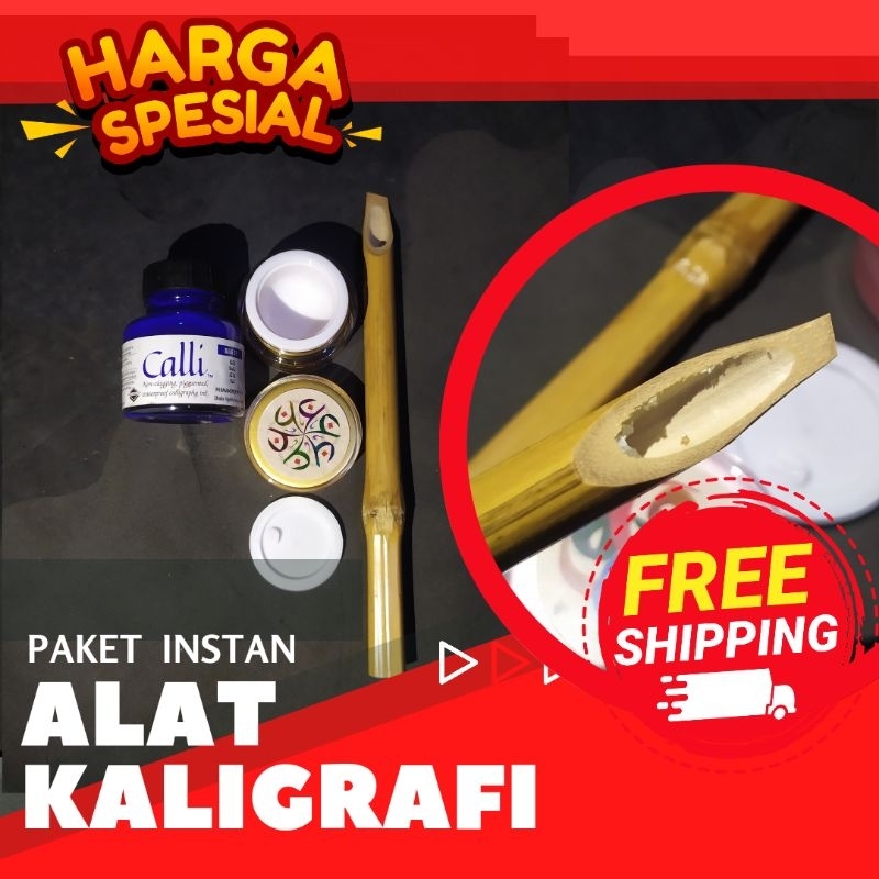 

paket alat kaligrafi pemula