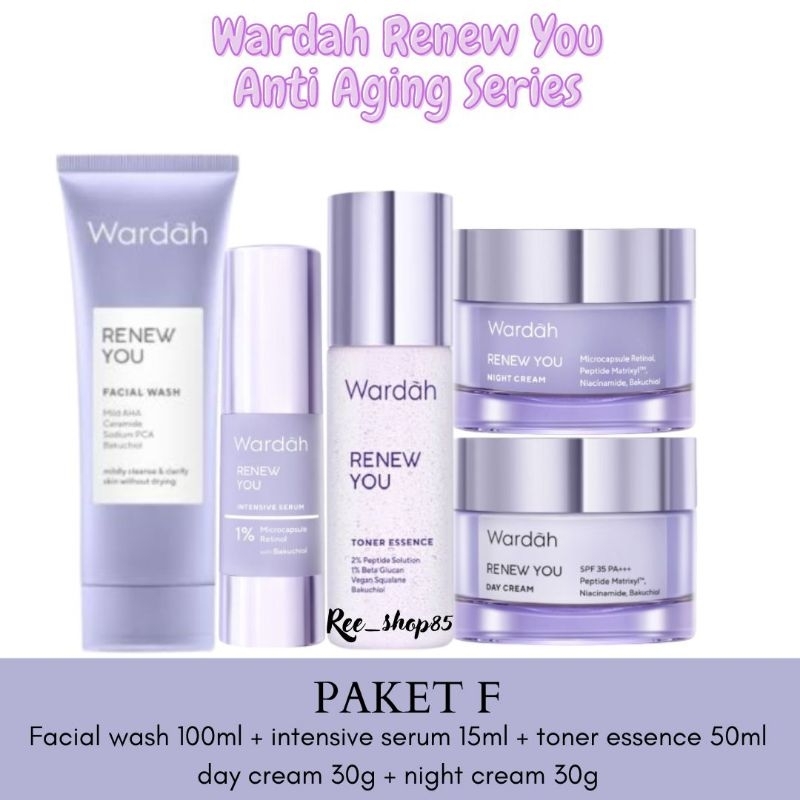 Wardah Renew You Anti Aging Series | Wardah Paket Renew You | Skincare Wardah